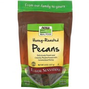 Заказать NOW Foods Real Food 227 гр Жареный пекан в медовой глазури