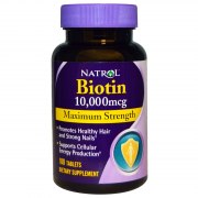 Заказать Natrol Biotin 10000 мг 100 таб